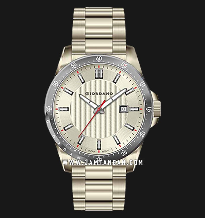 Giordano Journey GD-1130-33 Men Warm Silver Dial Stainless Steel