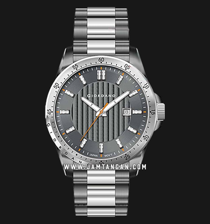 Giordano Journey GD-1130-66 Men Grey Dial Dual Tone Stainless Steel Strap