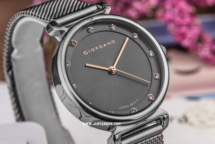 Giordano GD-2104-33 Grey Dial Grey Stainless Steel Strap