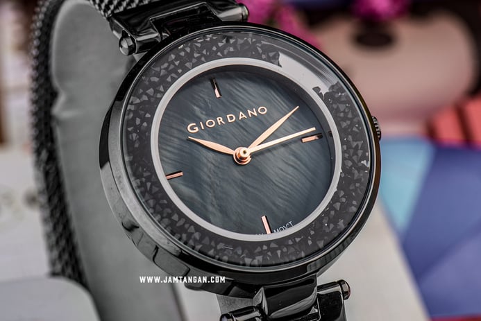 Giordano GD-2105-44 Grey Mother of Pearl Dial Grey Stainless Steel Strap