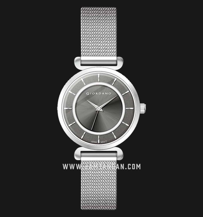 Giordano GD-2119-55 Grey Dial Stainless Steel Strap
