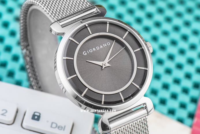 Giordano GD-2119-55 Grey Dial Stainless Steel Strap