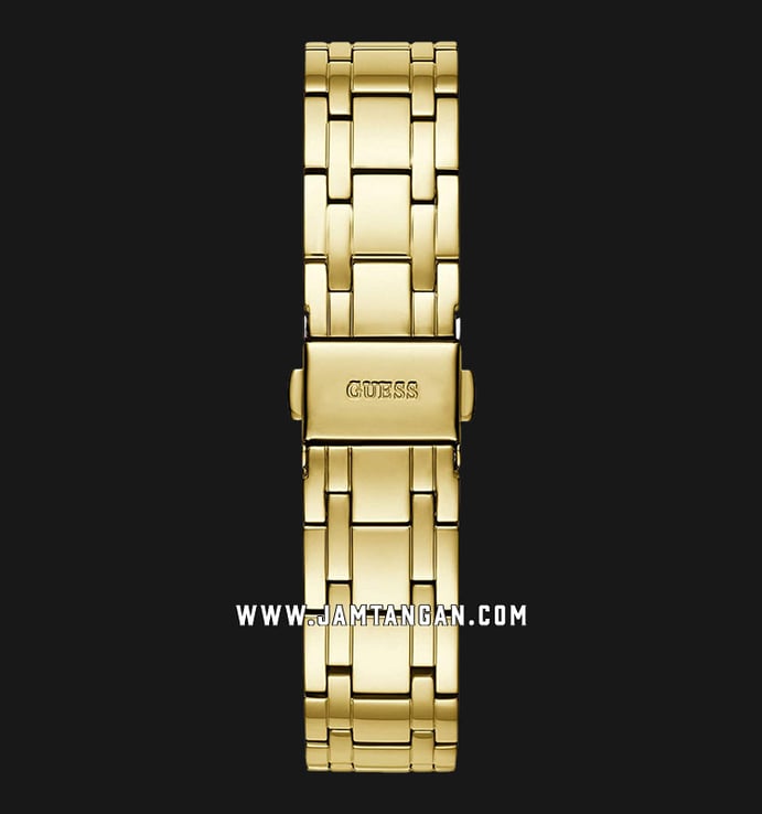 Guess Cosmo GW0033L2 Ladies Gold Dial Gold Tone Stainless Steel Strap