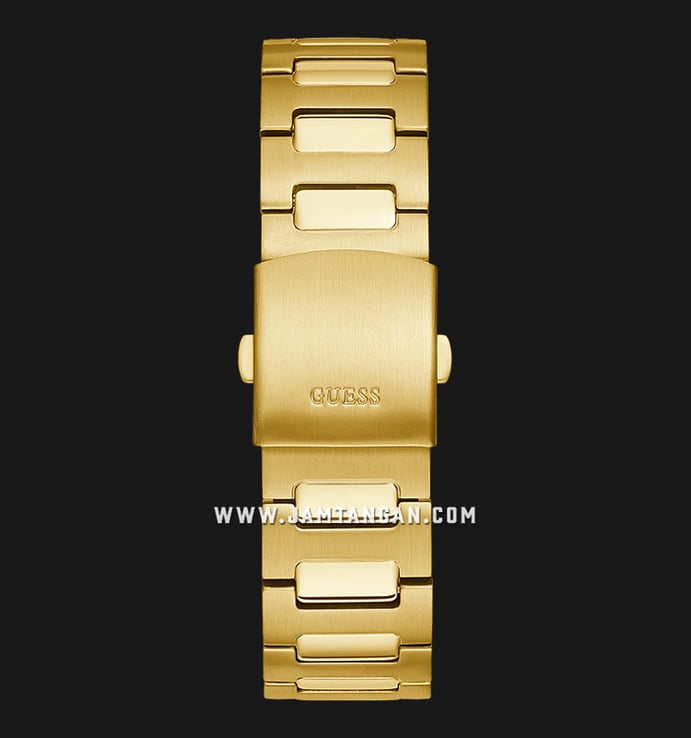 Guess GW0427G2 Men Black Dial Gold Stainless Steel Strap
