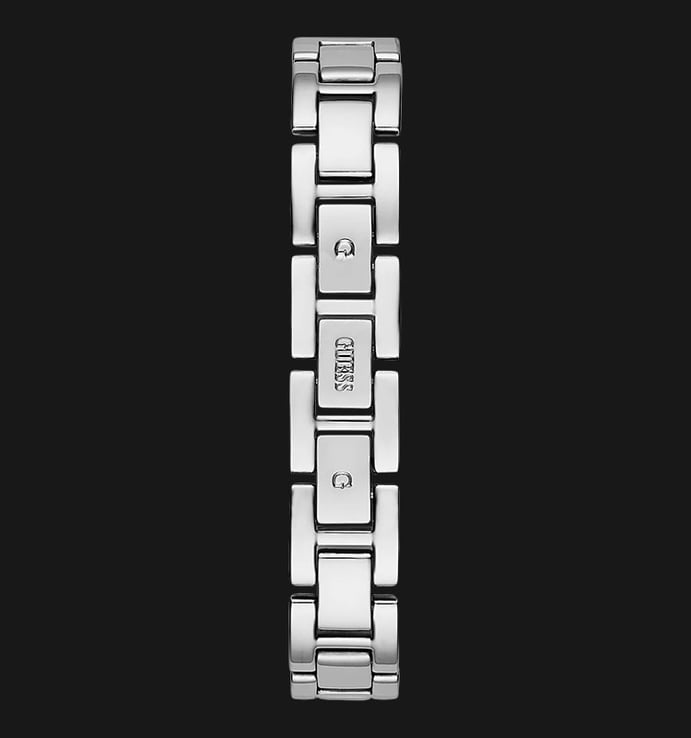 Guess Tri Luxe GW0474L1 Ladies Silver Sunray Dial Stainless Steel Strap