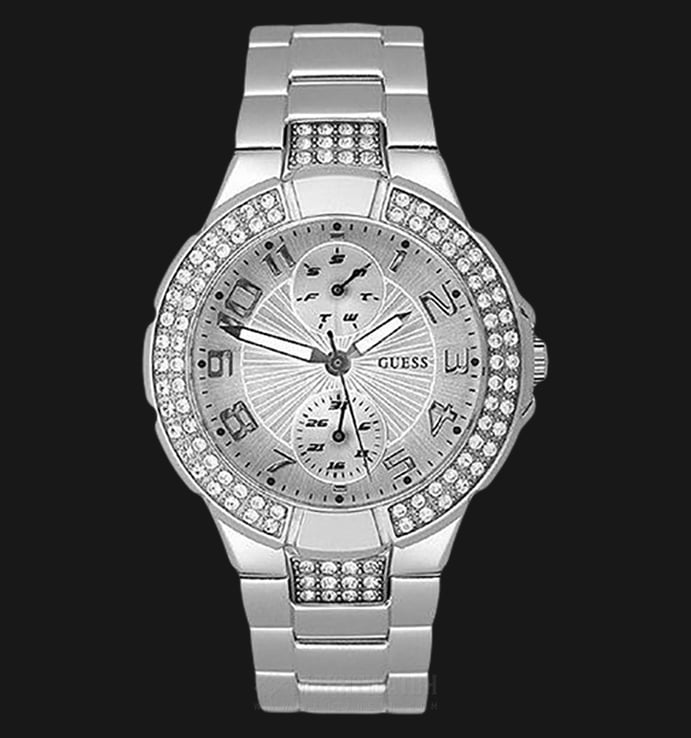 Guess U12003L1 Women Silver Dial Stainless Steel Watch