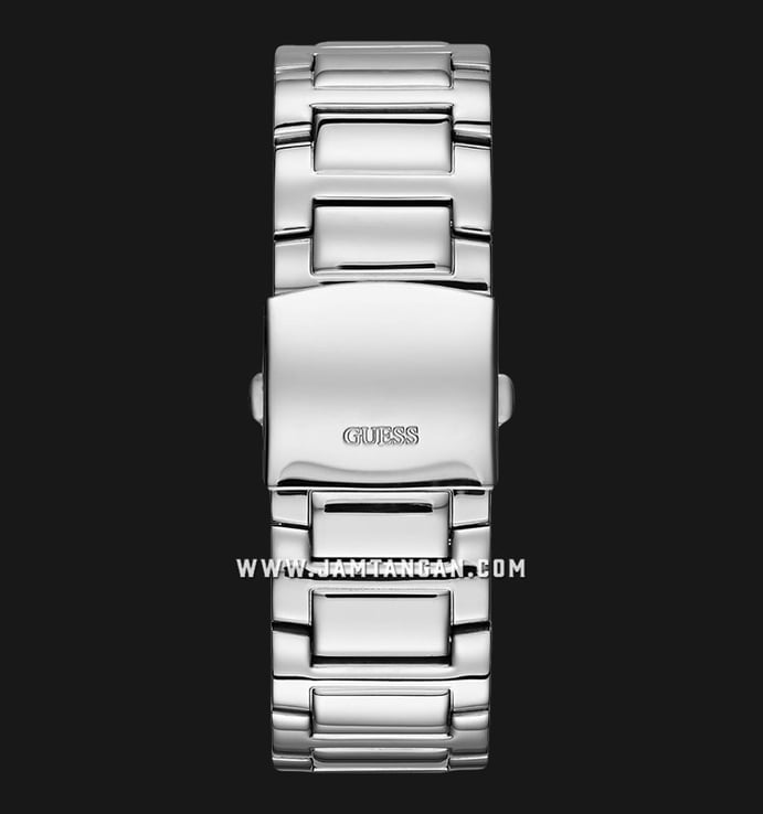 Guess Frontier W0799G1 Crystal Silver Dial Stainless Steel Strap