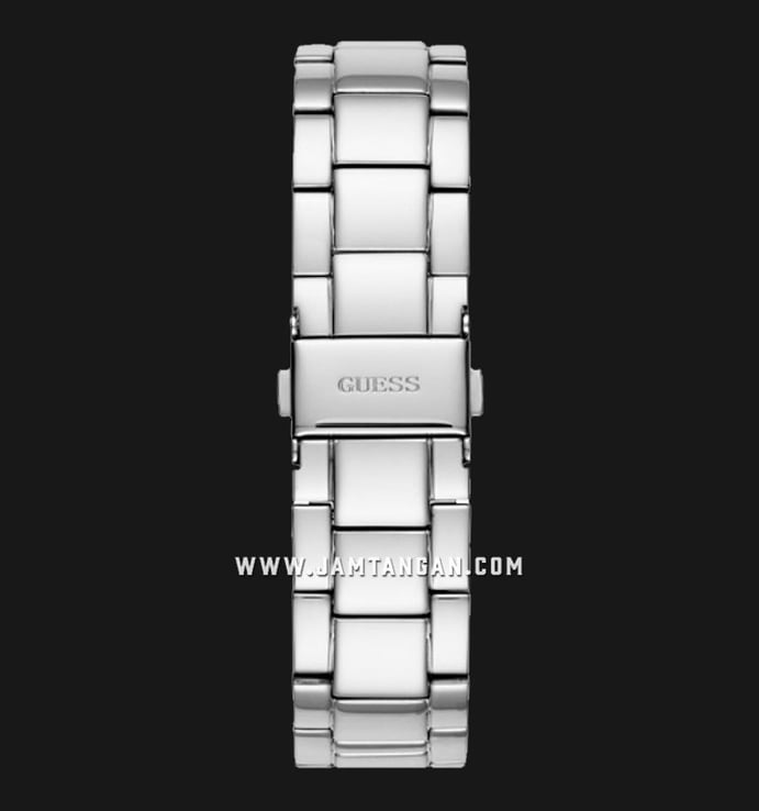 Guess W1070L1 Ladies Silver Dial Stainless Steel Strap