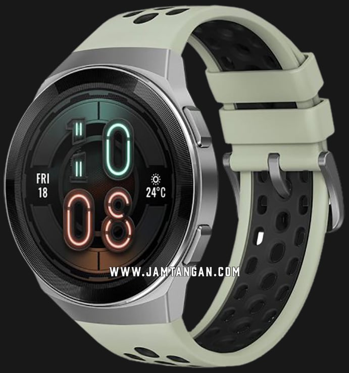 Huawei Hector GT2E-Hector-B19C Active Men Digital Dial Mint Green Rubber Strap