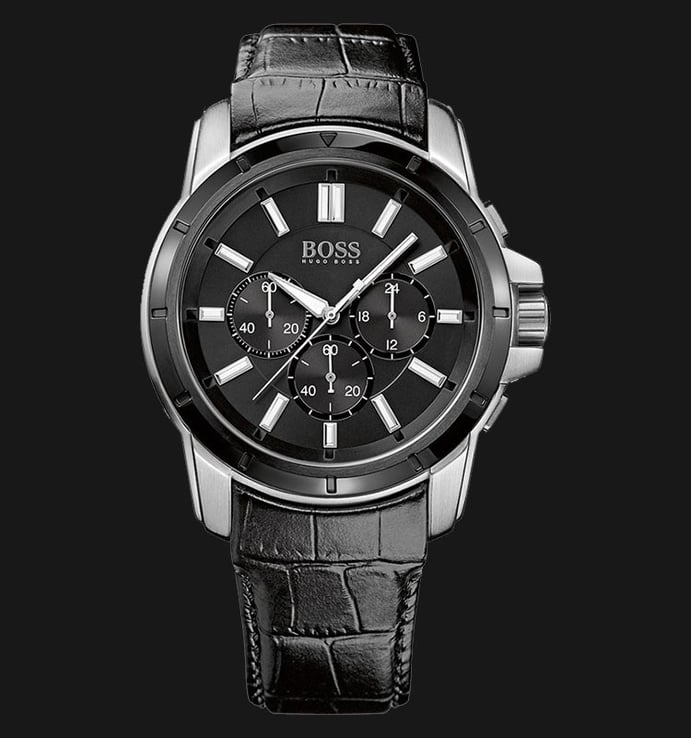 Hugo Boss 1512926 Chronograph Black Leather