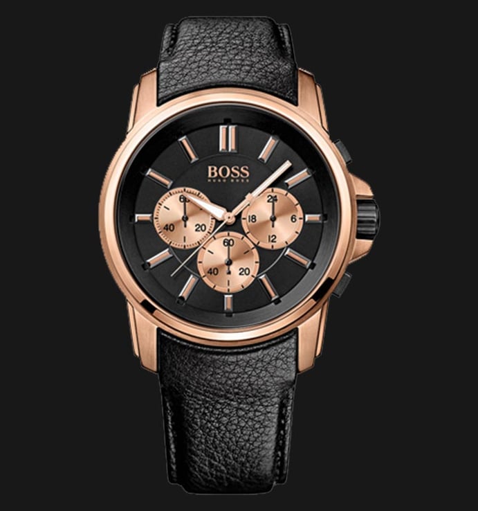 Hugo Boss 1513032 Chronograph Black Leather