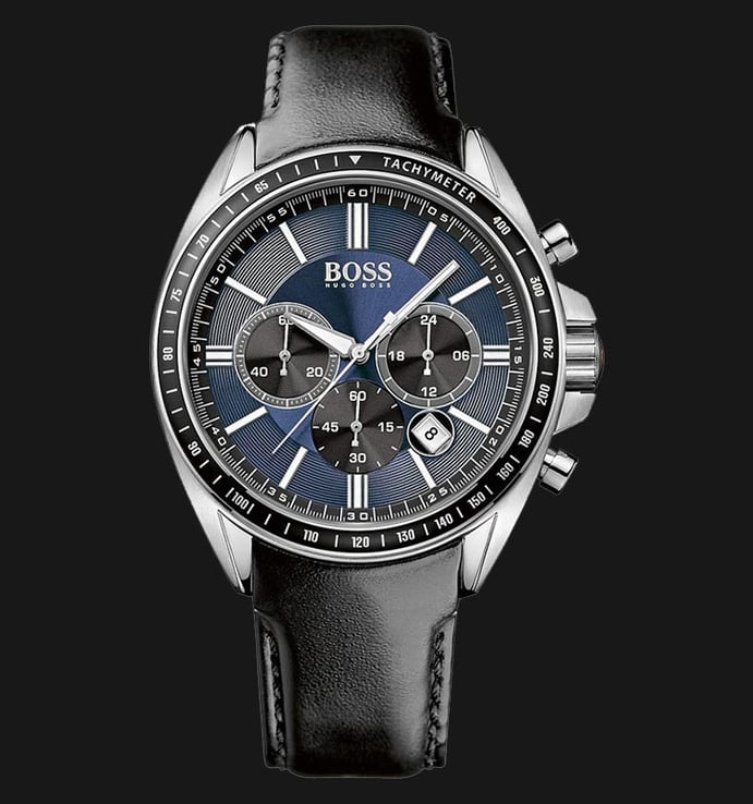 Hugo Boss 1513077 Chronograph Black Leather