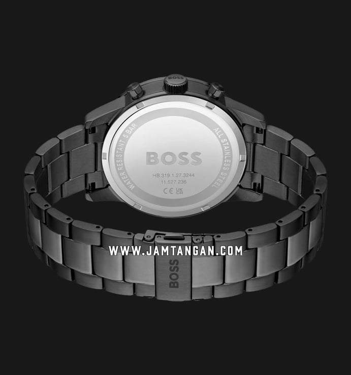 Hugo Steel Dial Boss Men Allure 1513924 Grey Stainless Strap Chronograph Grey