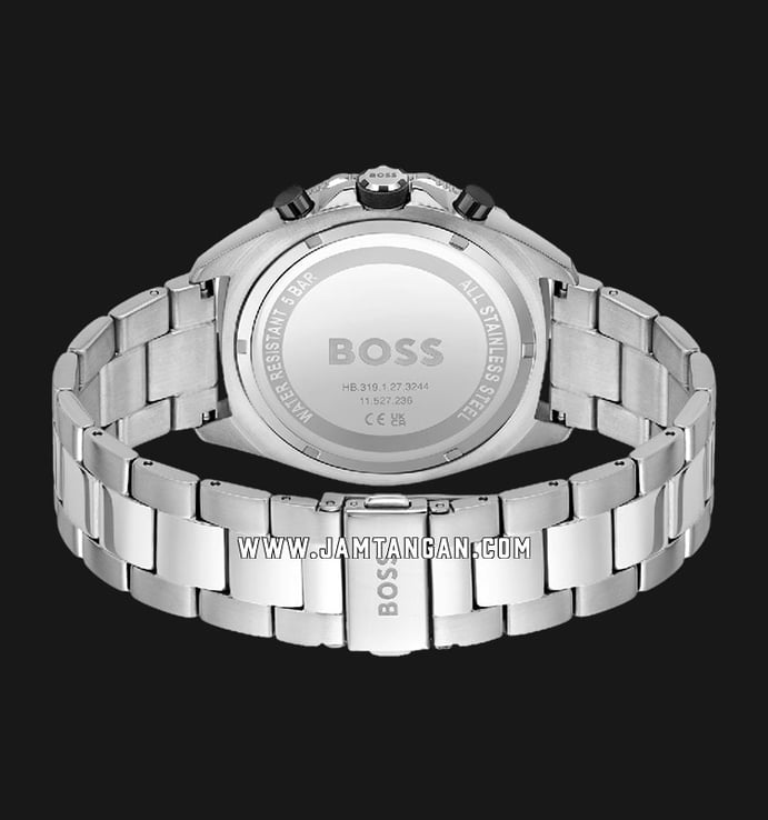 Hugo Boss Energy 1513971 Chronograph Strap Stainless Steel Black Dial