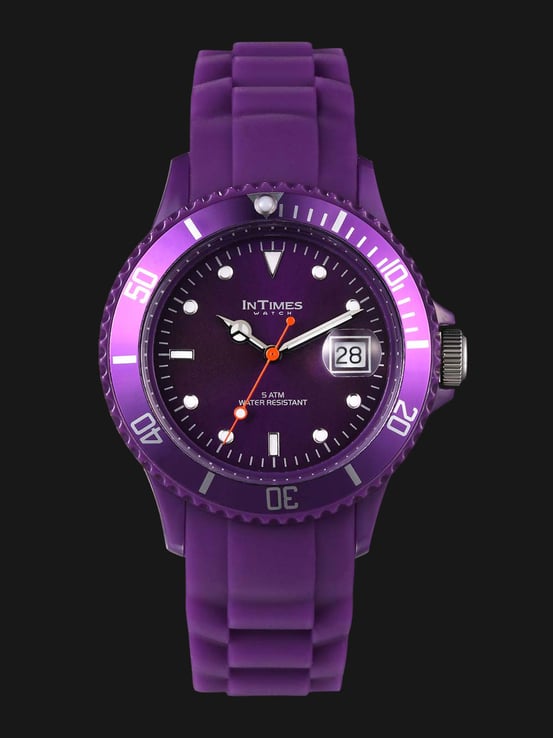 InTimes IT044 - Jam Tangan Unisex Dark Purple