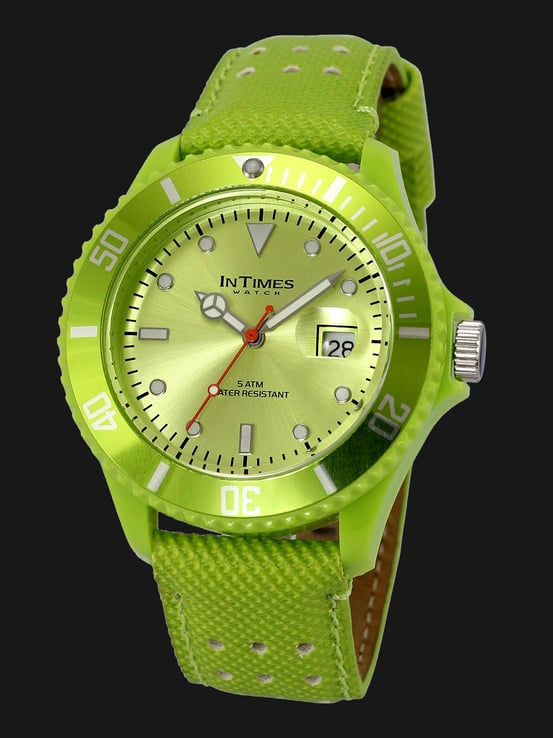 InTimes IT057L Lime Green - Jam Tangan Unisex Hijau