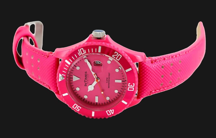 InTimes IT057L Pink - Jam Tangan Merah Jambu