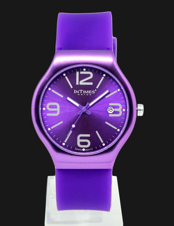 InTimes IT088 Purple - Jam Tangan Unisex Ungu