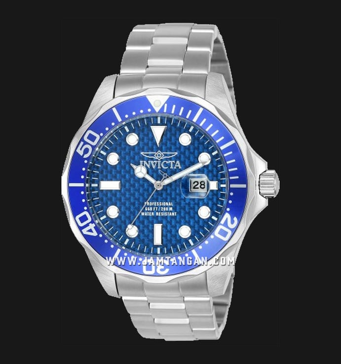 INVICTA Pro Diver 12563 Blue Dial Stainless Steel Strap