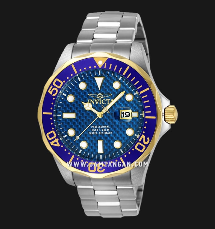 INVICTA Pro Diver 12566 Blue Dial Stainless Steel Strap