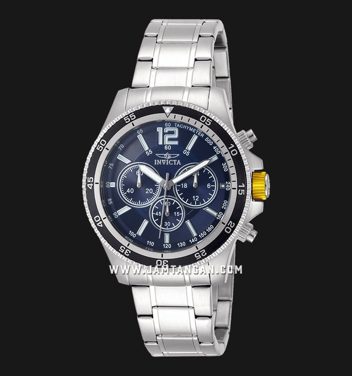 INVICTA Specialty 13974 Chronograph Navy Dial Stainless Steel Strap