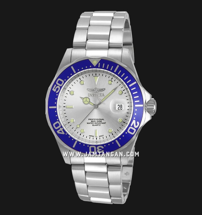 INVICTA Pro Diver 14123 Silver Dial Stainless Steel Strap