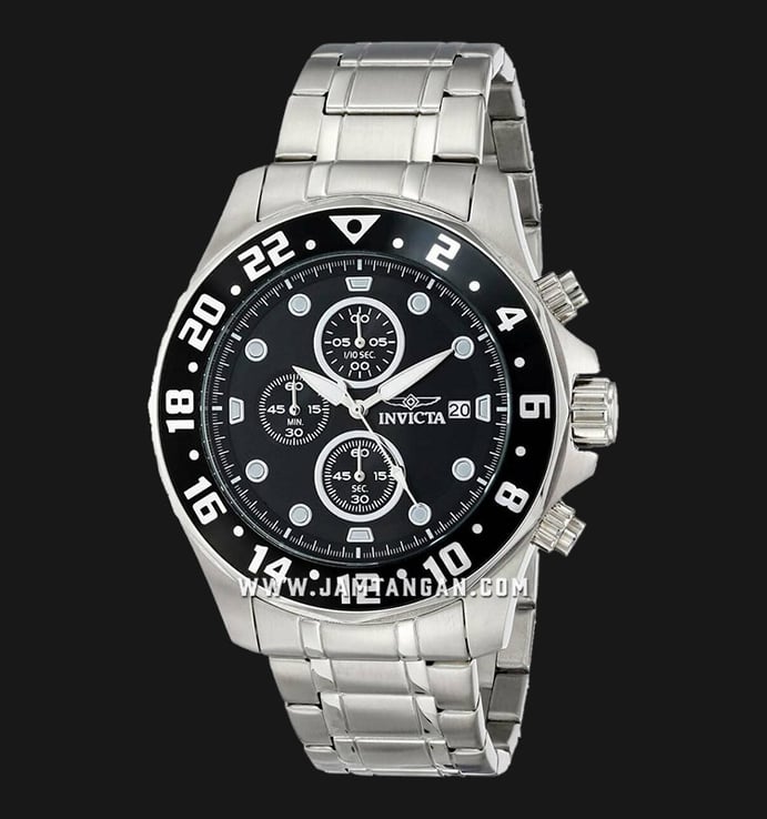 INVICTA Specialty 15938 Chronograph Black Dial Stainless Steel Strap