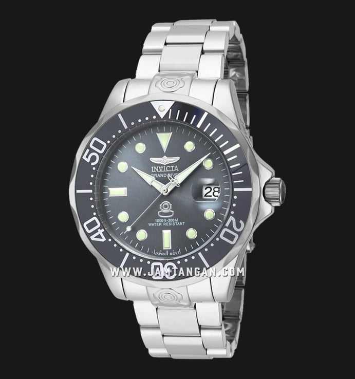 INVICTA Pro Diver 16037 Automatic Grey Dial Stainless Steel Strap