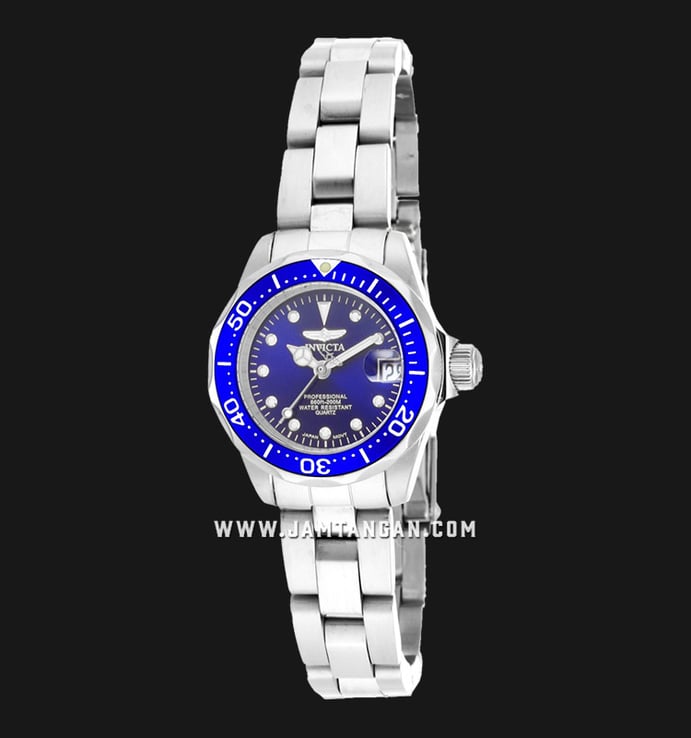 INVICTA Pro Diver 17034 Ladies Blue Dial Stainless Steel Strap
