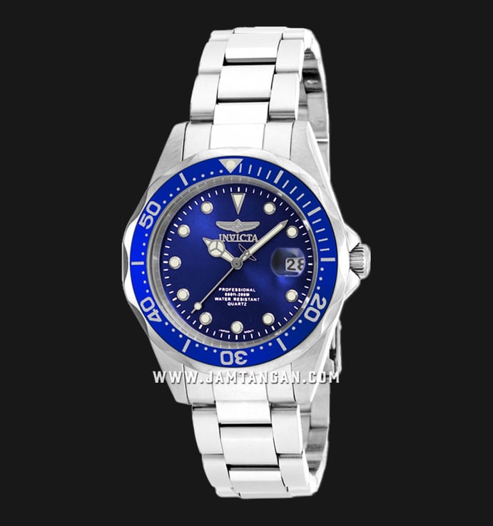 INVICTA Pro Diver 17048 Blue Dial Stainless Steel Strap