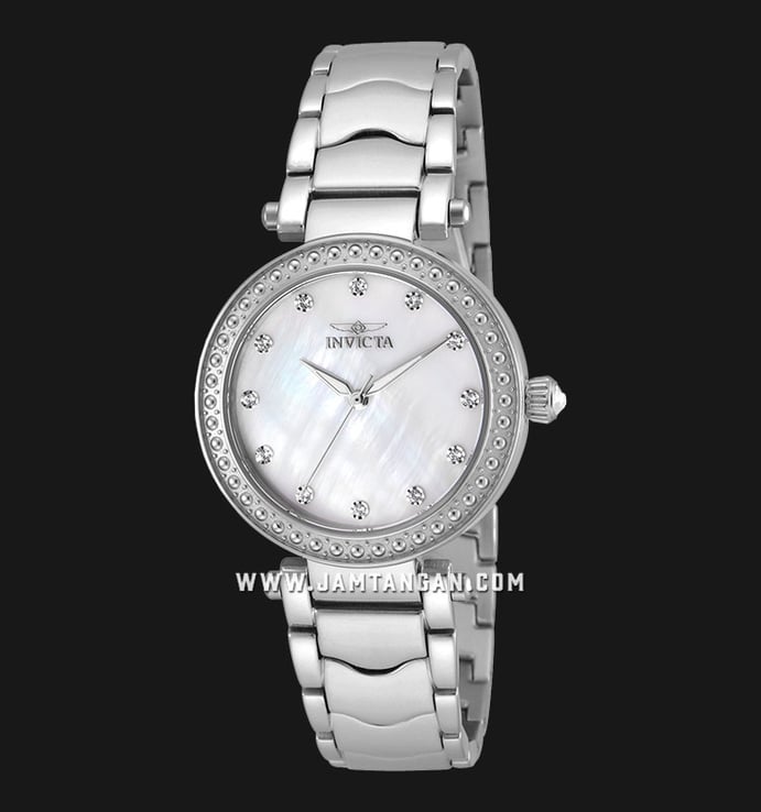 INVICTA Wildflower 22193 White Mother of Pearl Dial Stainless Steel Strap
