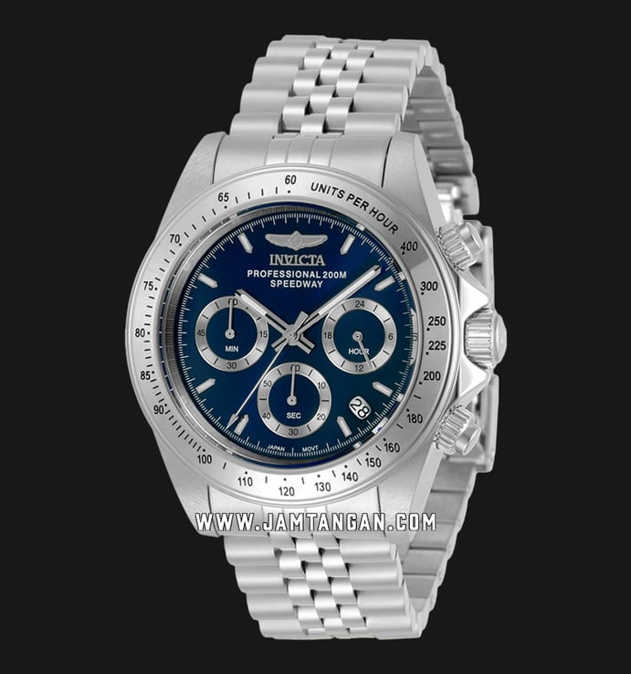 INVICTA Speedway 30990 Chronograph Blue Dial Stainless Steel Strap