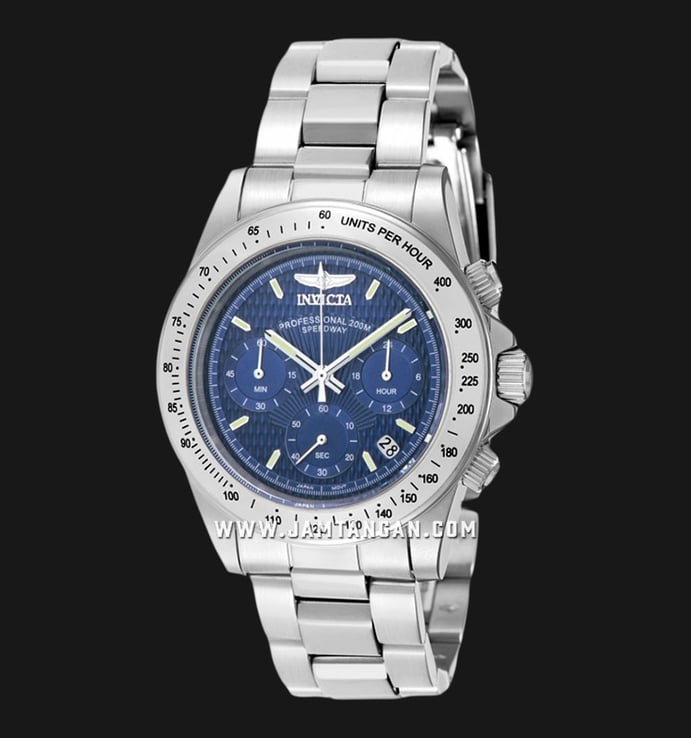 INVICTA Signature 7027 Chronograph Blue Dial Stainless Steel Strap