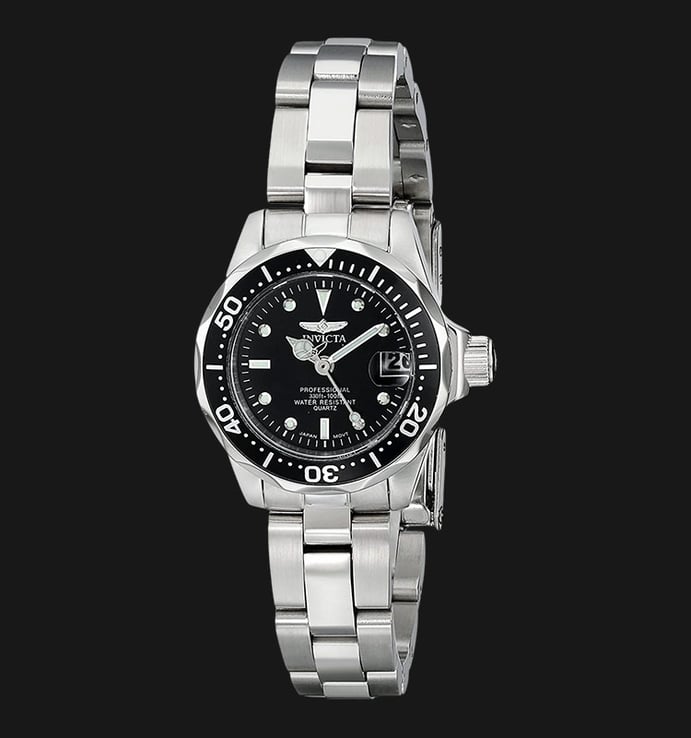 INVICTA Pro Diver 8939 Black Dial Stainless Steel Strap