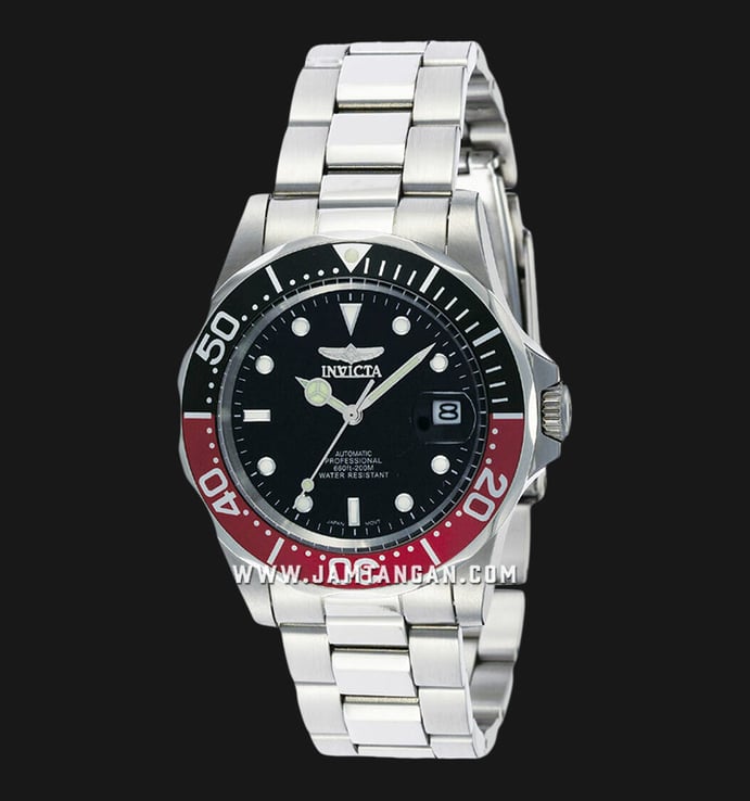 INVICTA Pro Diver 9403OBXL Automatic Black Dial Stainless Steel Strap