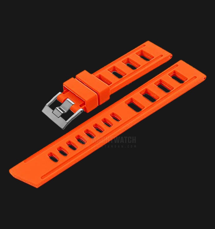 Strap Isofrane ISO-RS-20MM-ORANGE Silver Buckle