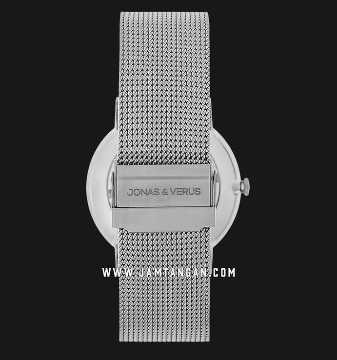 Jonas & Verus Automatic Series Y01544-A0.WWWBW Japan Automatic Mechanical Stainless Braided Strap
