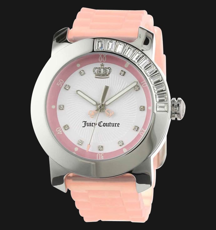 Juicy Couture 1900734 BFF Pink Jelly Strap Ladies Swarovski Crystal
