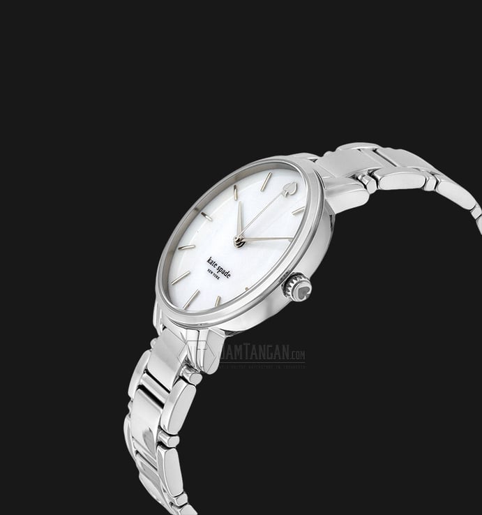 Kate Spade 1YRU0001 Gramercy Pearl Dial Stainless Steel Bracelet Watch