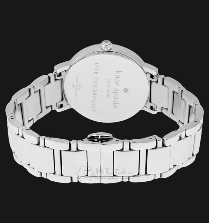 Kate Spade 1YRU0001 Gramercy Pearl Dial Stainless Steel Bracelet Watch