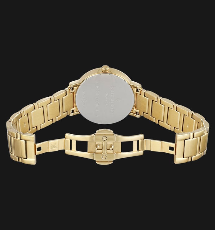 Kate Spade 1YRU0002 Gramercy Gold Dial Stainless Steel Bracelet