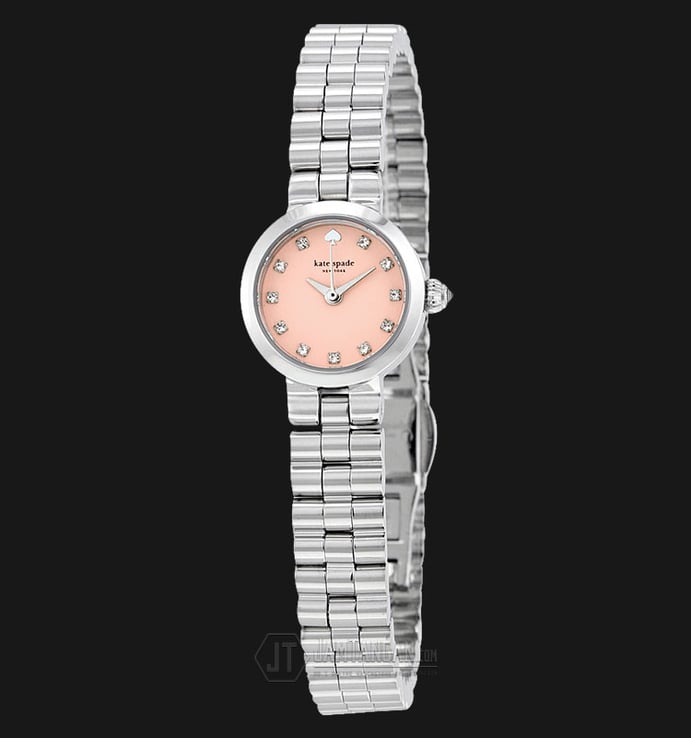 Kate Spade 1YRU0920 Gramercy Pink Dial Stainless Steel Watch