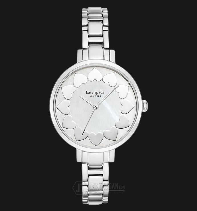 Kate Spade KSW1034 Gramercy Pearl Dial Stainless Steel Bracelet Watch