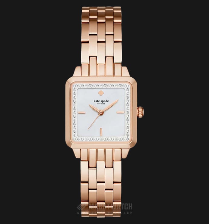 Kate Spade New York KSW1132 Washington Square Mother Of Pearl Dial Rose Gold Stainless Steel