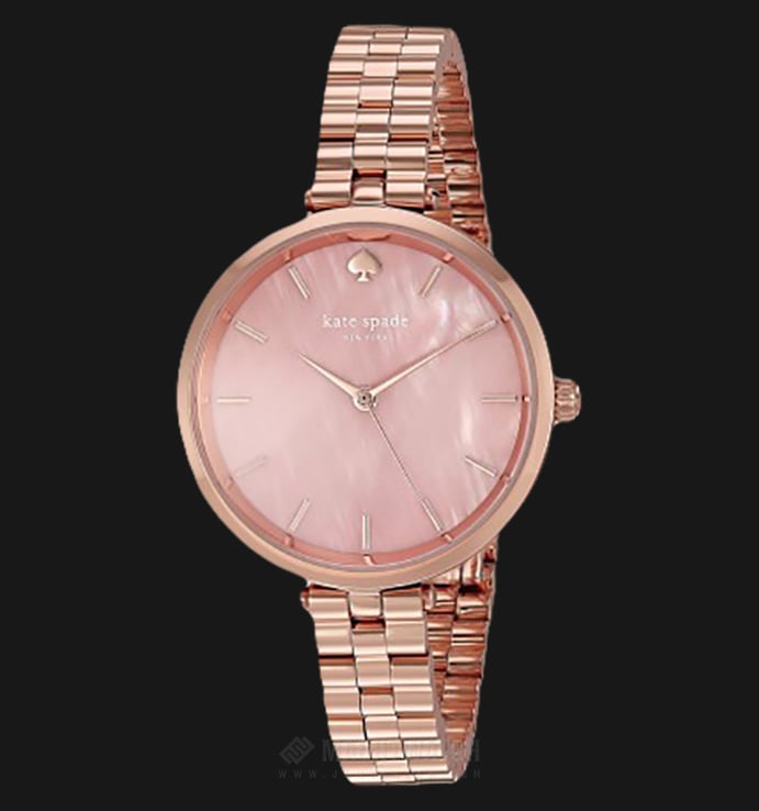 Kate Spade KSW1158 Holland Skinny Pink Mother of Pearl Dial Stainless Steel