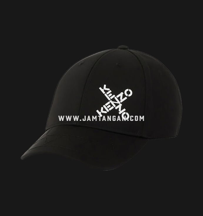 Topi Kenzo Cap Logo Cross Black