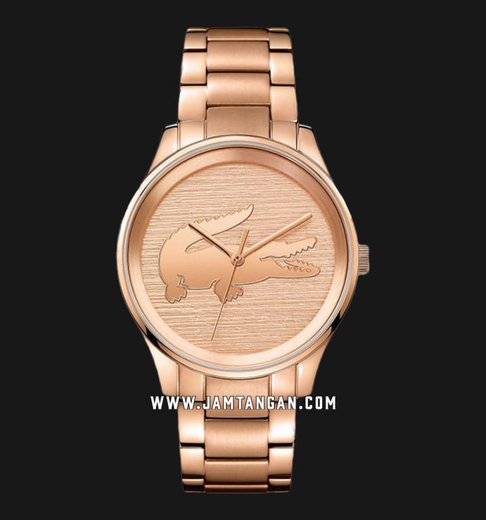 Lacoste Victoria 2001015 Rose Gold Dial Rose Gold Stainless Steel Strap