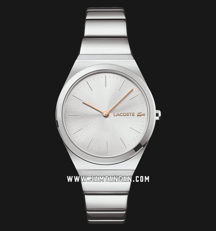 Lacoste Mia 2001054 Ladies Silver Dial Stainless Steel Strap