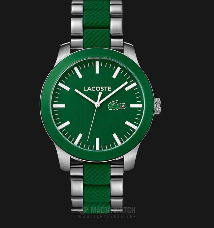 Lacoste 2010892 Green Dial Stainless Steel