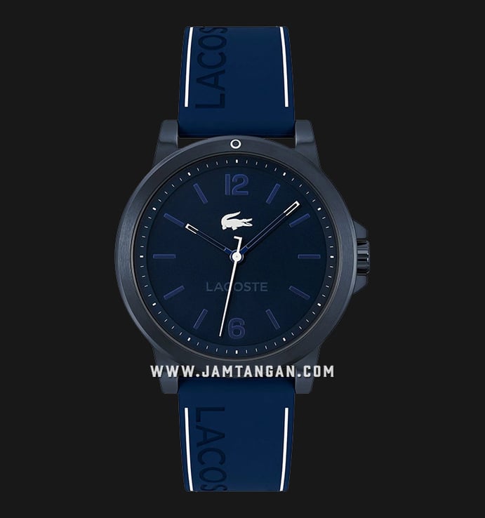 Lacoste Court 2011181 Men Analog Blue Navy Dial Blue Navy Silicone Strap